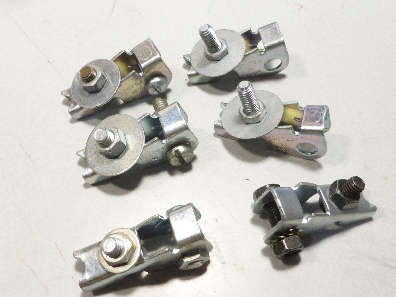 ✨ NOS lot 6 Support de Phare Vélo Cibié / Soubitez – Attache Vintage ✨