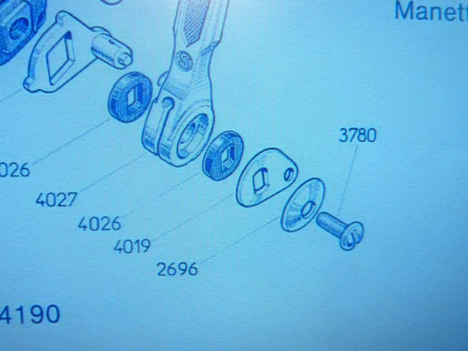 ✨ NOS Lot 2 Chapes  Rondelles – Manettes Dérailleur – Simplex 2696 / SXP / SXPL✨