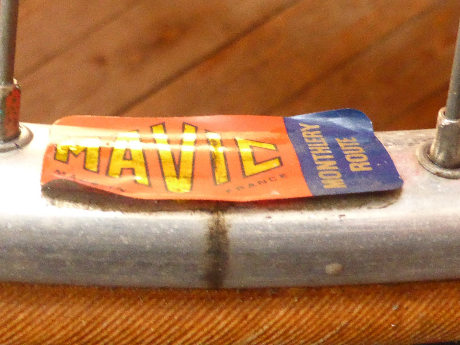 ✨Mavic Monthlery Route NOS Roue arrière moyeux Normandy  velo Vintage Rare✨