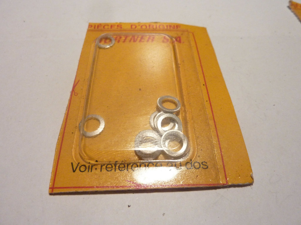 ✨ NOS Lot de 10 joints / rondelles pour carburateur Gurtner 14025 Ancien stock✨