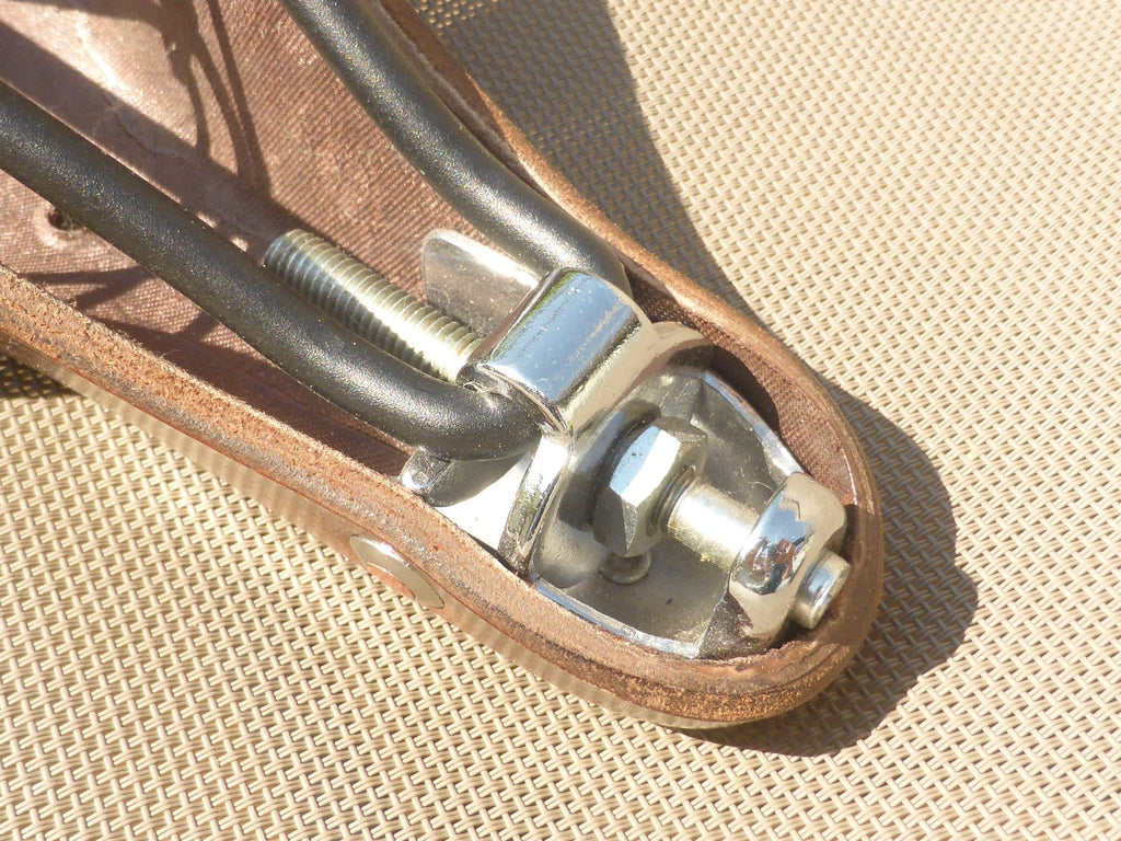 Belle Selle en Cuir Ruff Cycles  Marron velo ville custom