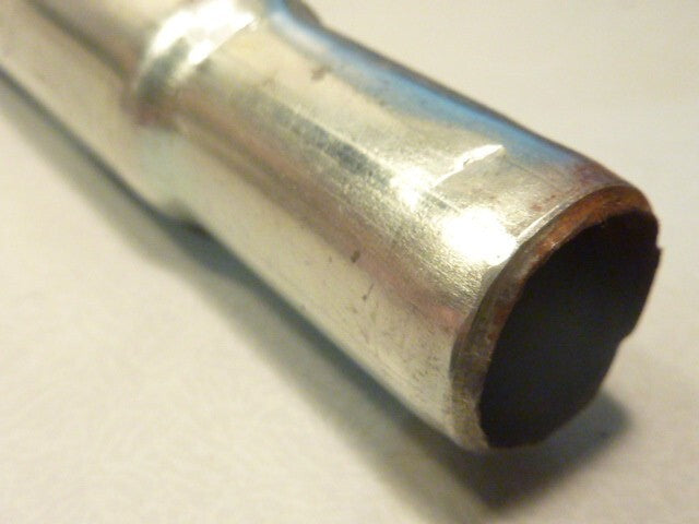 rare  tige tube de selle  25.4 mm vintage acier  84 gr  L 145 mm