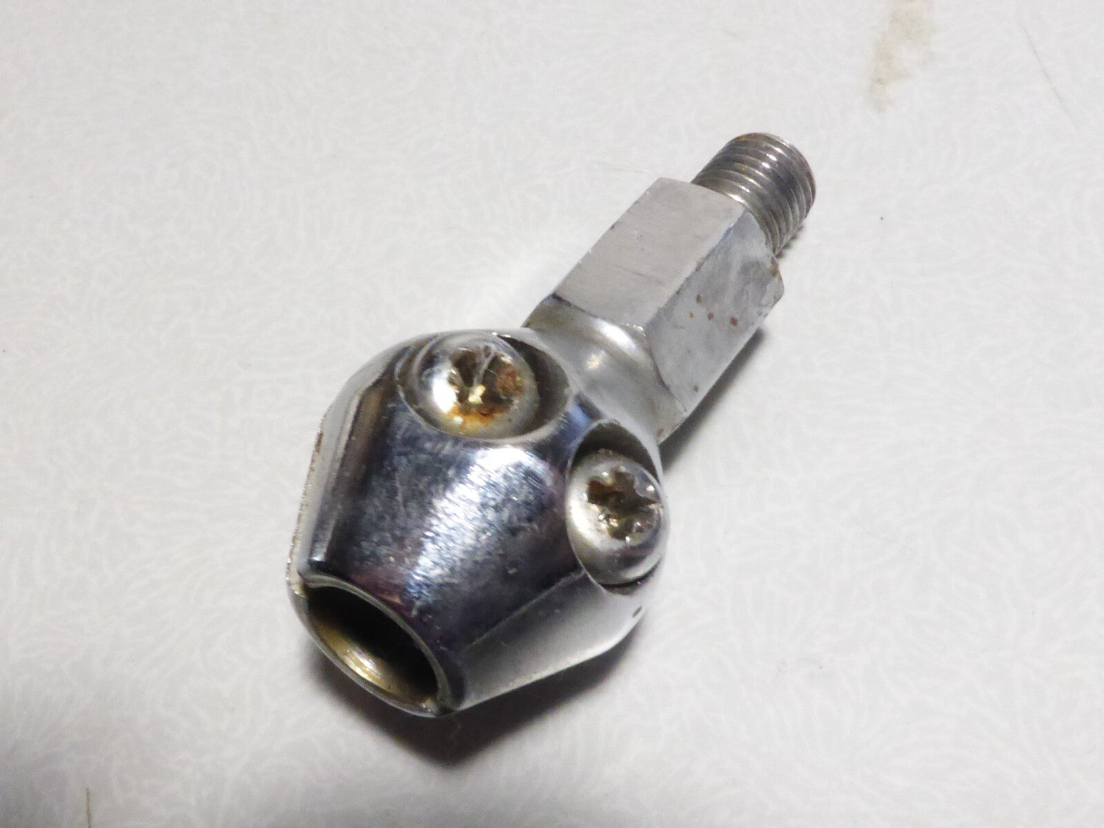 Support acier Chrome Miroir Moto Guidon  honda Guzzi Suzuki kawazaki ???