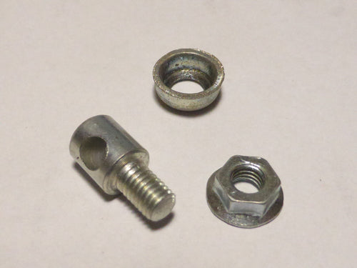 2 anciennes SERRE TRINGLE  L 17,4 X 8 X D 4 mm POUR TRINGLE DE 4 mm VINTAGE