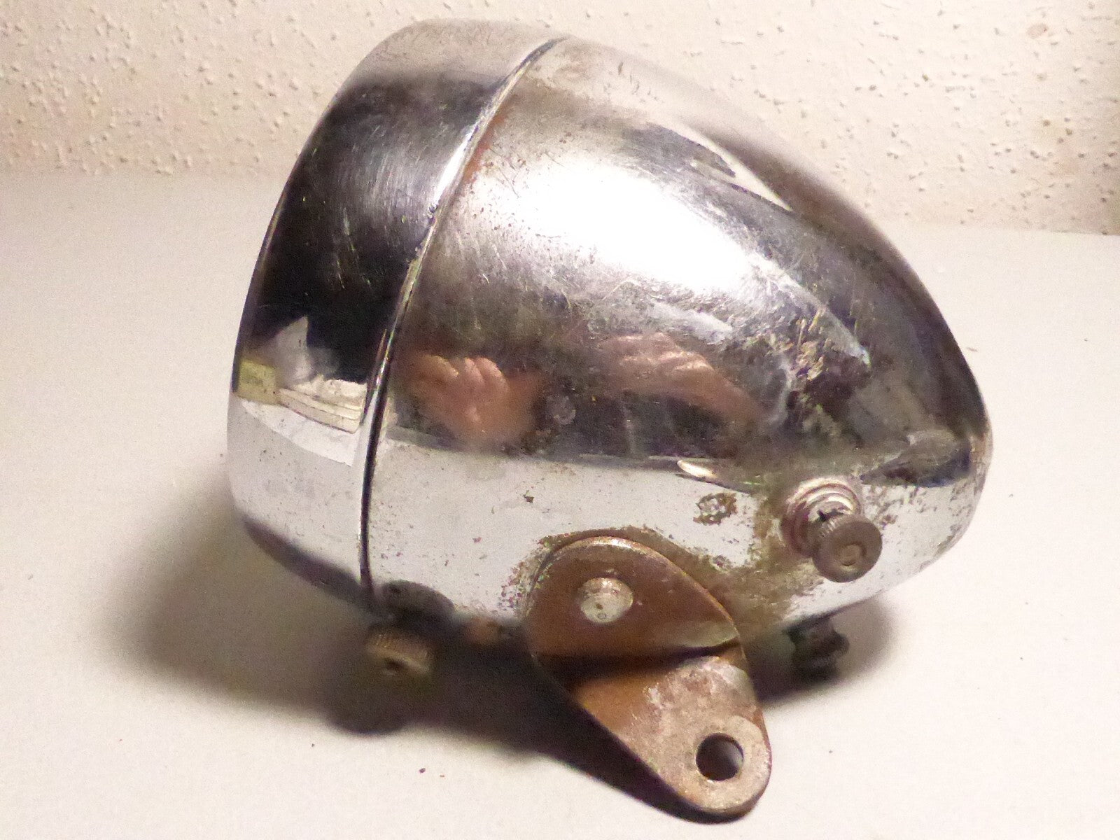Phare SOUBITEZ Ancien Ø100mm Motobécane Peugeot Vélo Mobylette