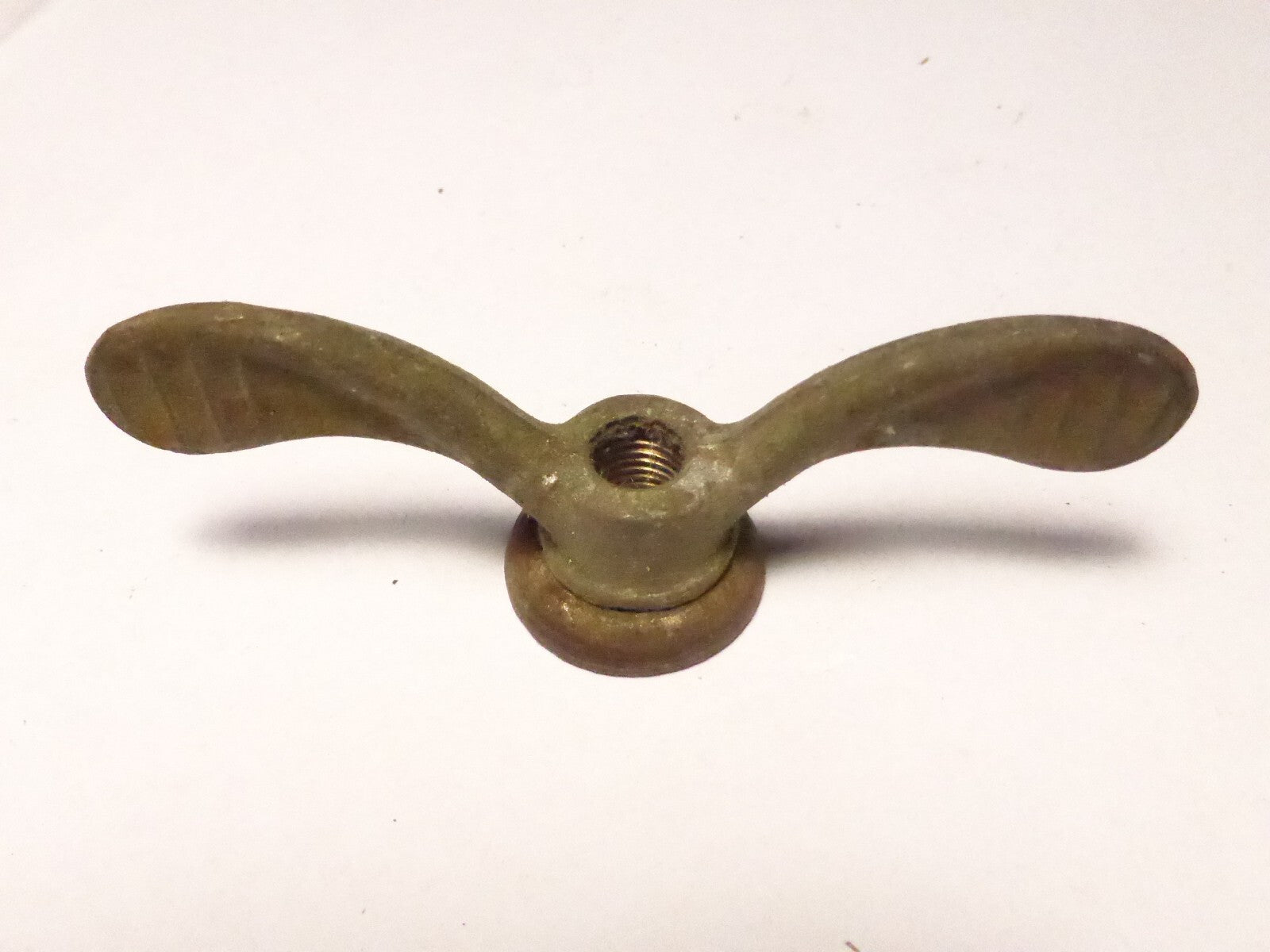 1 ancien Ecrous Papillon Velo Ancien Set Wing Nuts Brass 8 mm vintage