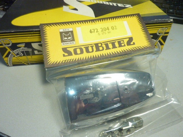 N.O.S neu  phare Soubitez french vintage bike velo pliable randonneur neuf