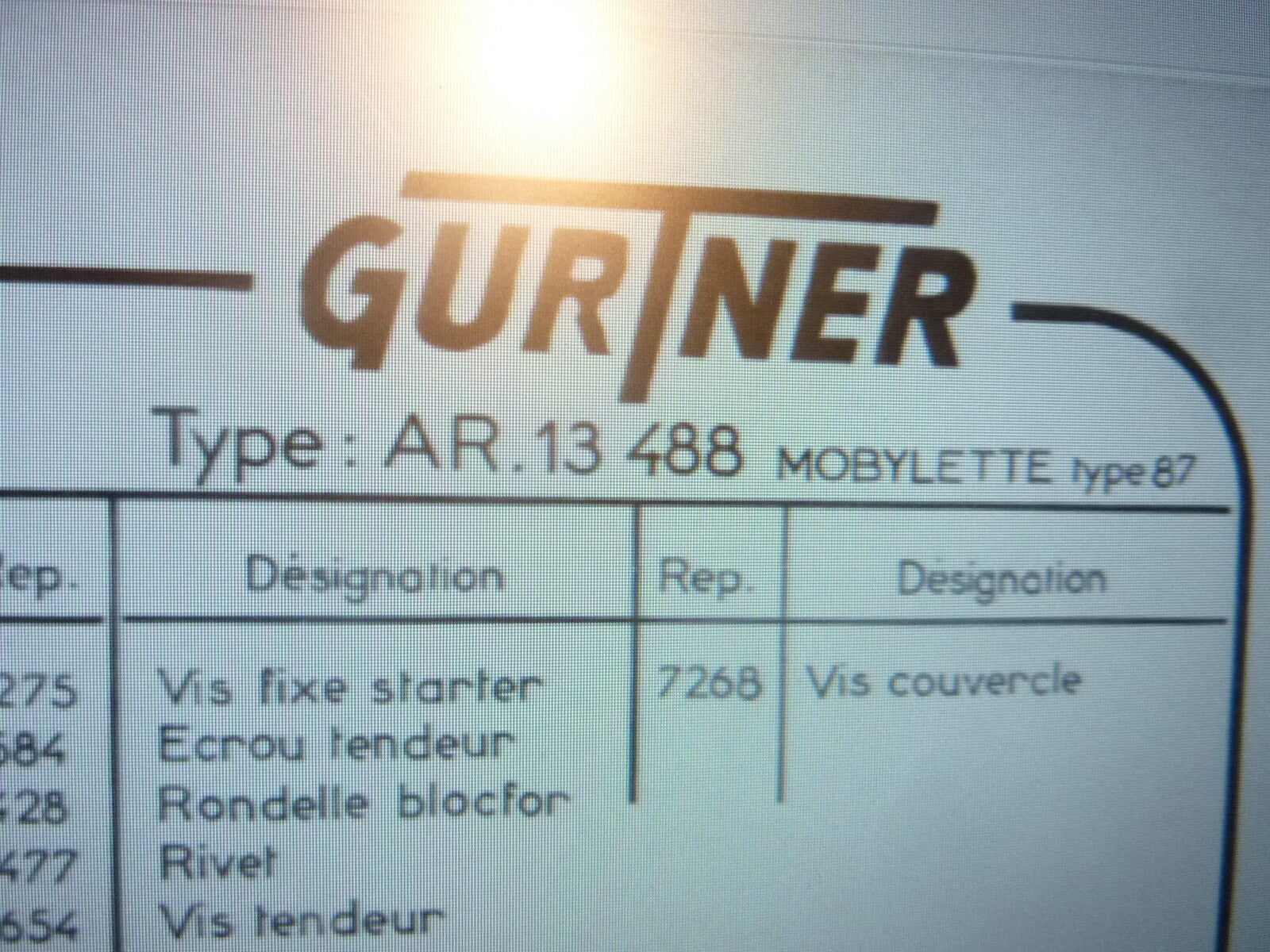 ✨ NOS Original Joint carburateur Gurtner 4763 -11,7 - 24 mm neuf ancien stock✨