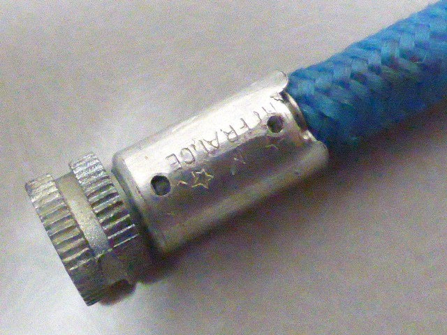 NOS new mini petite  Pompe à vélo vintage,peugeot,motobécane blanche 25-27 cm