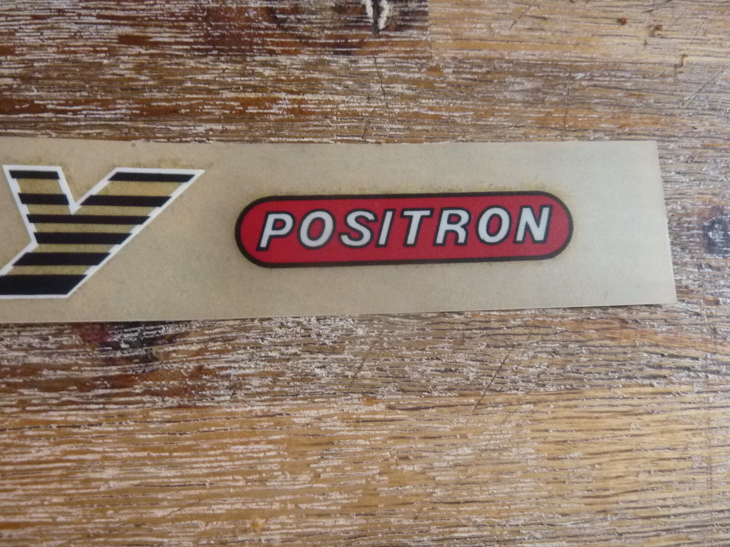 CITY POSITRON Vintage Stickers bike decal / autocollant vélo /prix pour 3