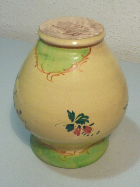 Vase numéroté céramique faïence made in Italy