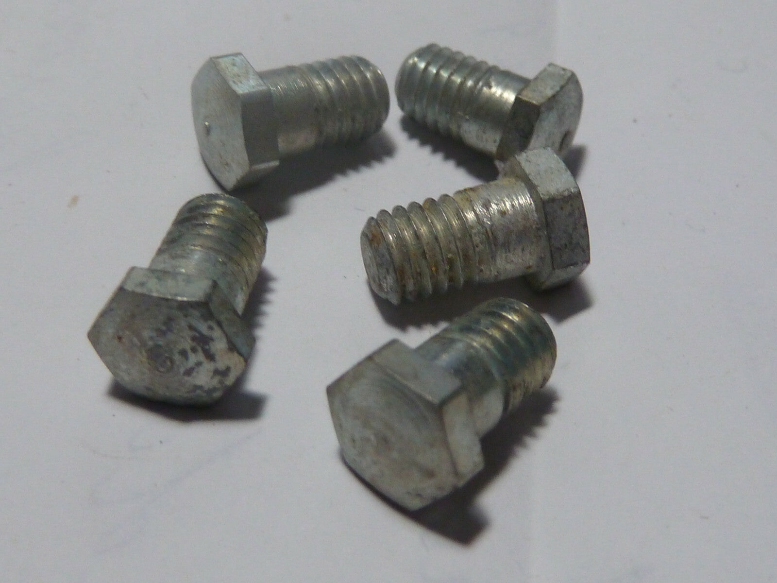 ✨ Lot de 5 vis Solex Vélo vintage M6 x 15 mm – 6 pans 8 mm NOS plateau pédalier✨