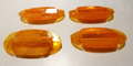 4x TPL bicycle reflector spoke spotlight cat eyes orange 04011  catadioptre velo