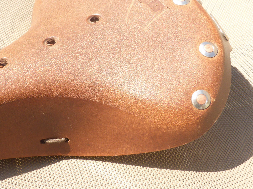 Belle Selle en Cuir Ruff Cycles  Marron velo ville custom