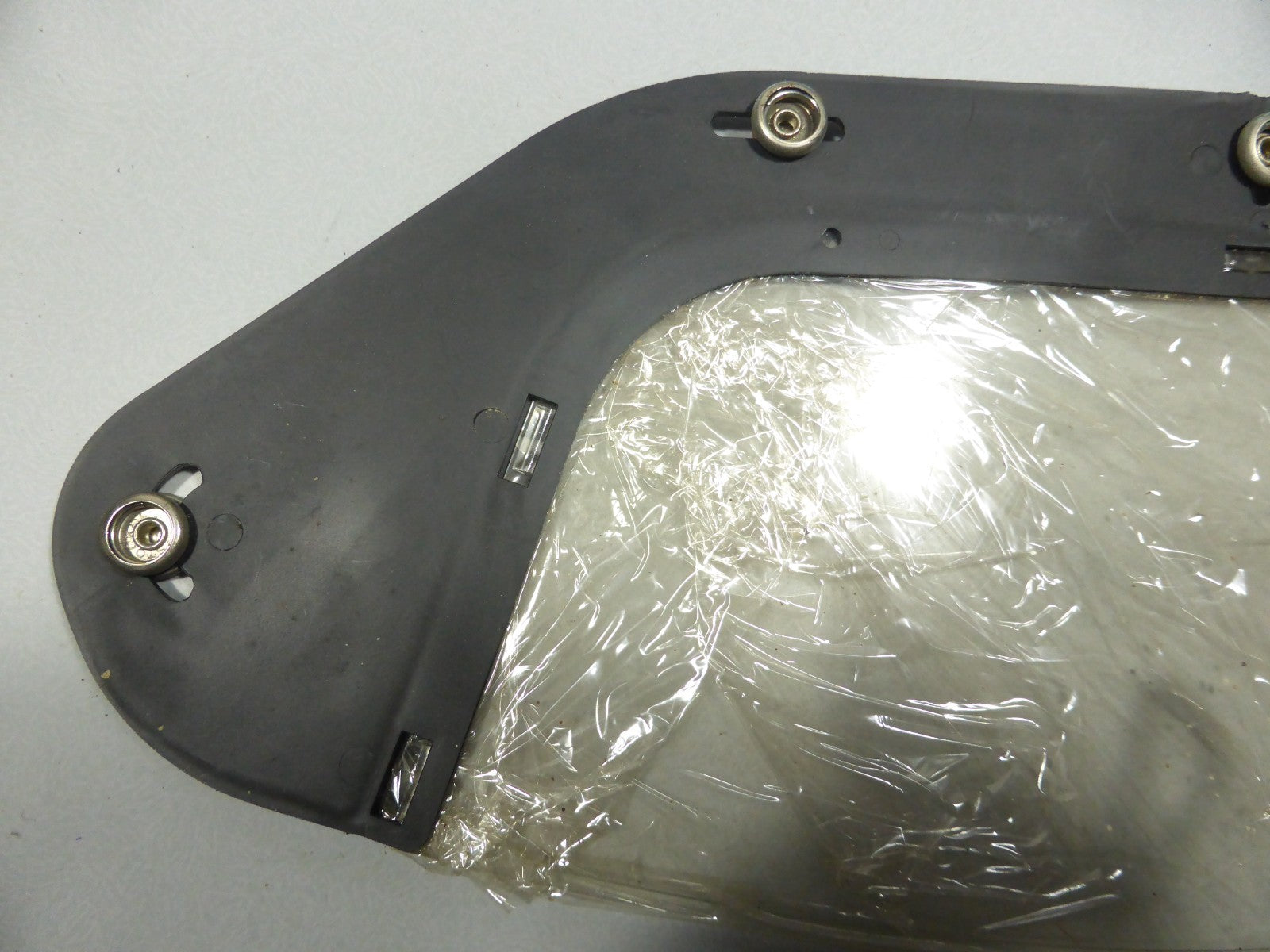 NOS 1 Vintage Casque Moto Visière fixe 5 attaches ILC Recomp  Made in USA visor
