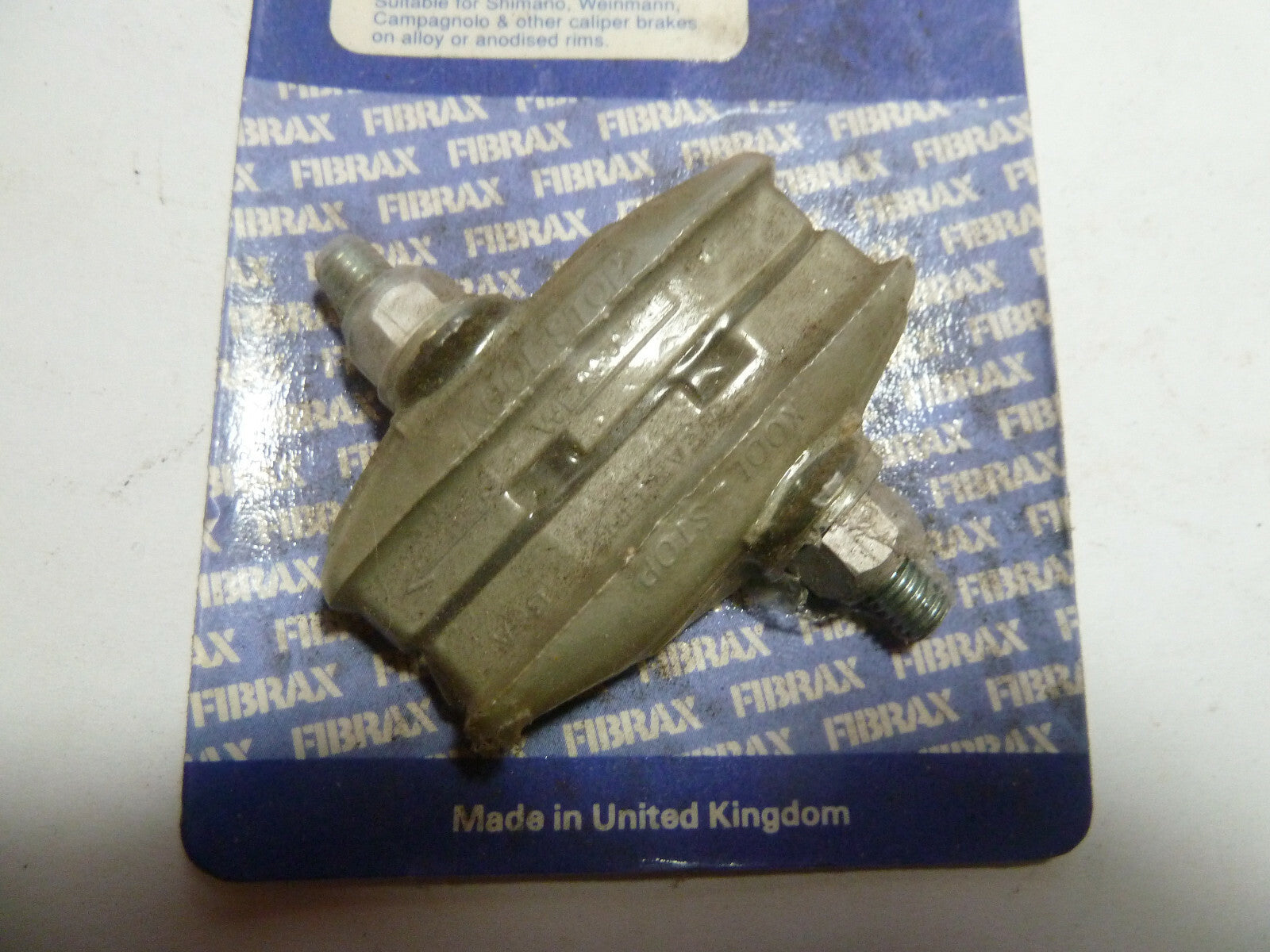 NOS neu patins de freins de velo vintage  Fibrax SH299 pour shimano campagnolo