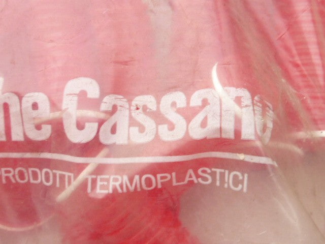 ✨Plastiche Cassano Handlebar Grips red White Cycle BMX Brand New 2 PAIR✨