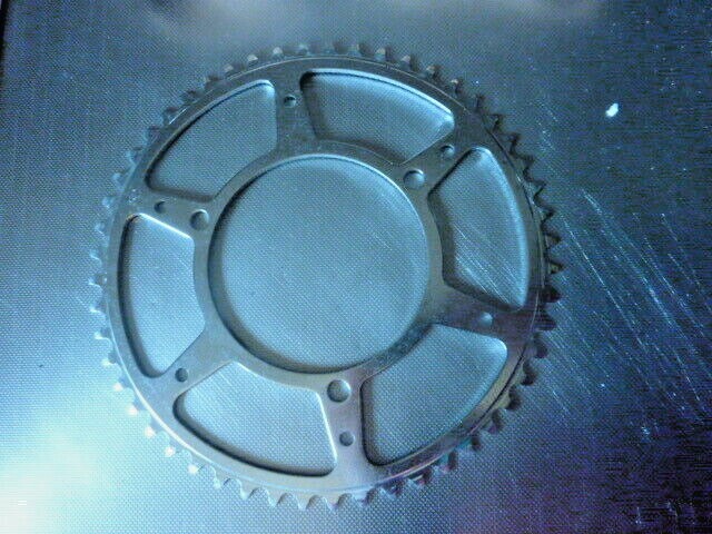 vintage CHAINRING  - 52 - Plateau acier chromé BCD 116 velo vintage