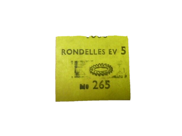 ✨ Lot de 50 rondelles éventail crantées – Ø5 mm / Ø9 mm – Ancien stock (NOS)✨