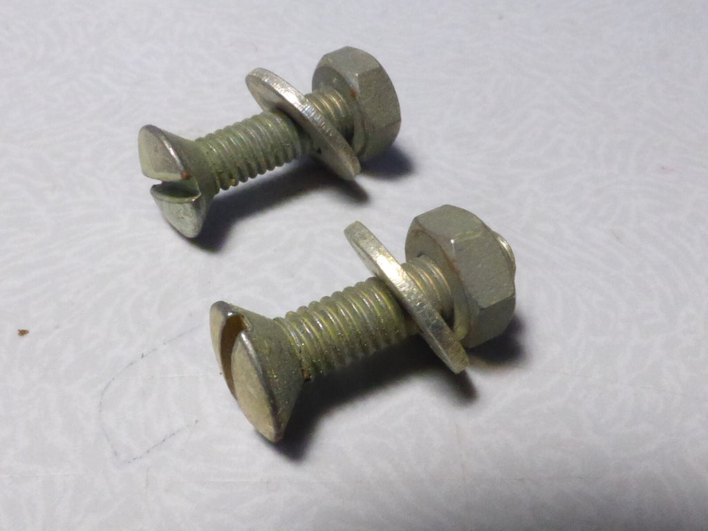 NOS vintage 2 vis téte ronde fendue attache  cabochon support de phare  de vélo