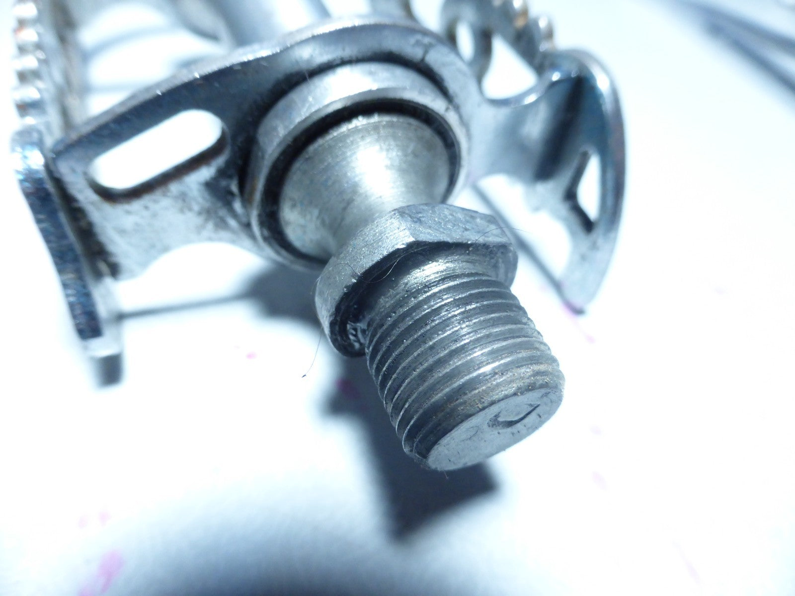 1 paire pédales Atom vélo ancien vintage pedals   14/125