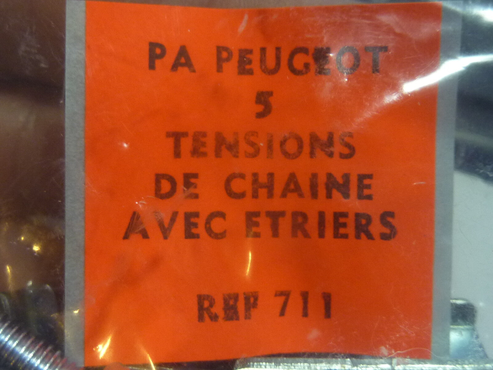 NOS ancien stock algi 2 Tendeur de Chaine M6x100 Peugeot