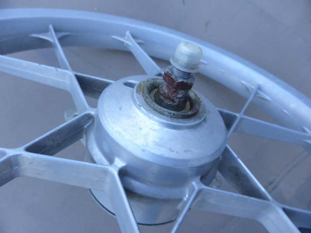 ✨ NOS Roue BMX 1.06x12"  à Bâtons Aluminium – Frein Tambour - Grimeca  27×305 ✨