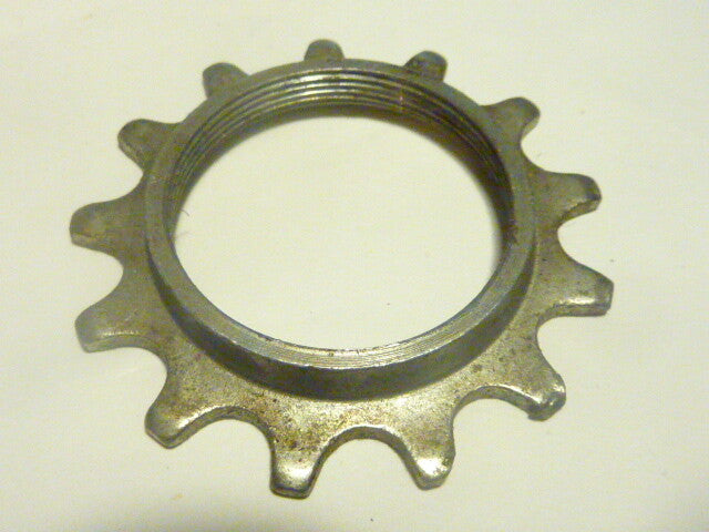 ancien vintage pignon 13   threaded freewheel cog