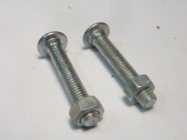 ✨ Ancien stock / NOS –  2 vis Algi – M5 x 30 mm Tête ronde à méplat avec collet
