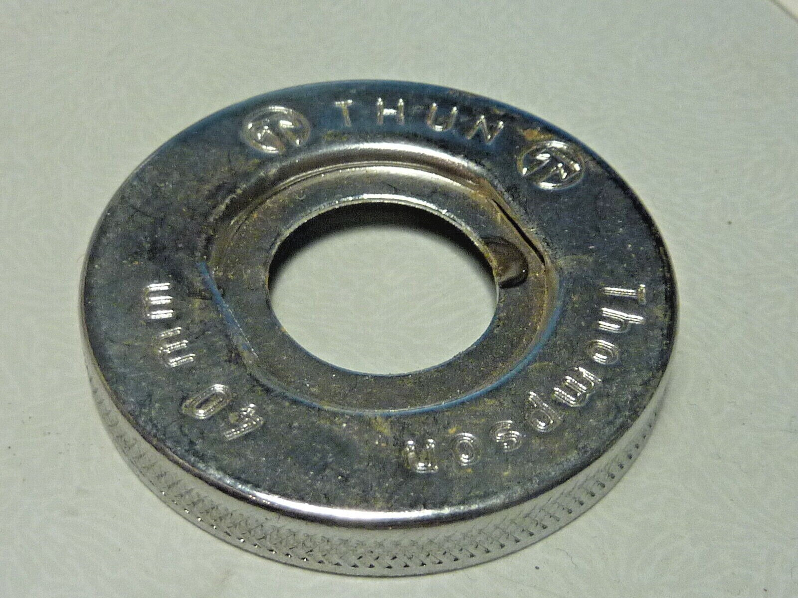 NOS rondelle  écrou boîtier de pédalier THUN  THOMPSON BMX vintage 40 mm