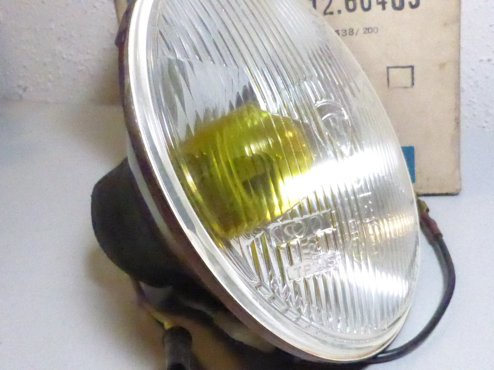 MARCHAL Optique de Phare Iode 143mm Réf 612 60403 NOS Neuf Époque