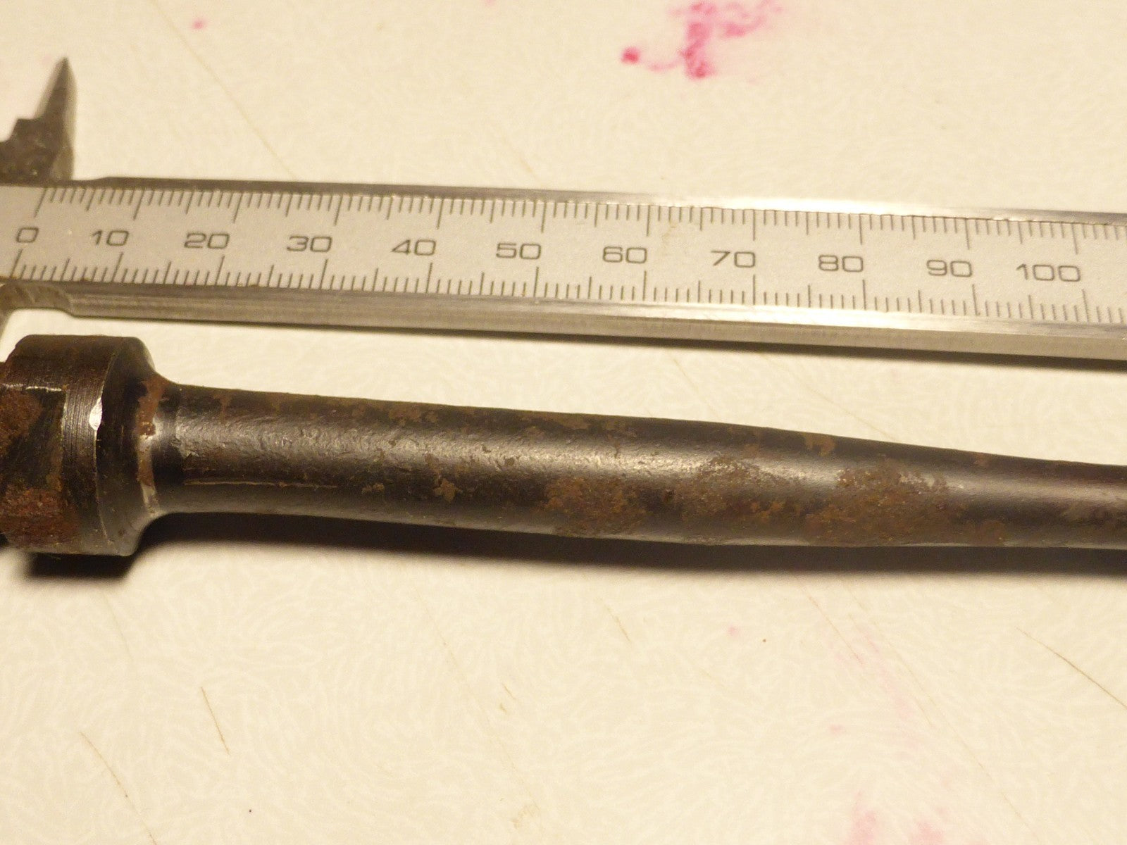 NOS neu vintage 1 Axe pédale droite 124 mm neuf ancien stock  vélo cyclo 9/16