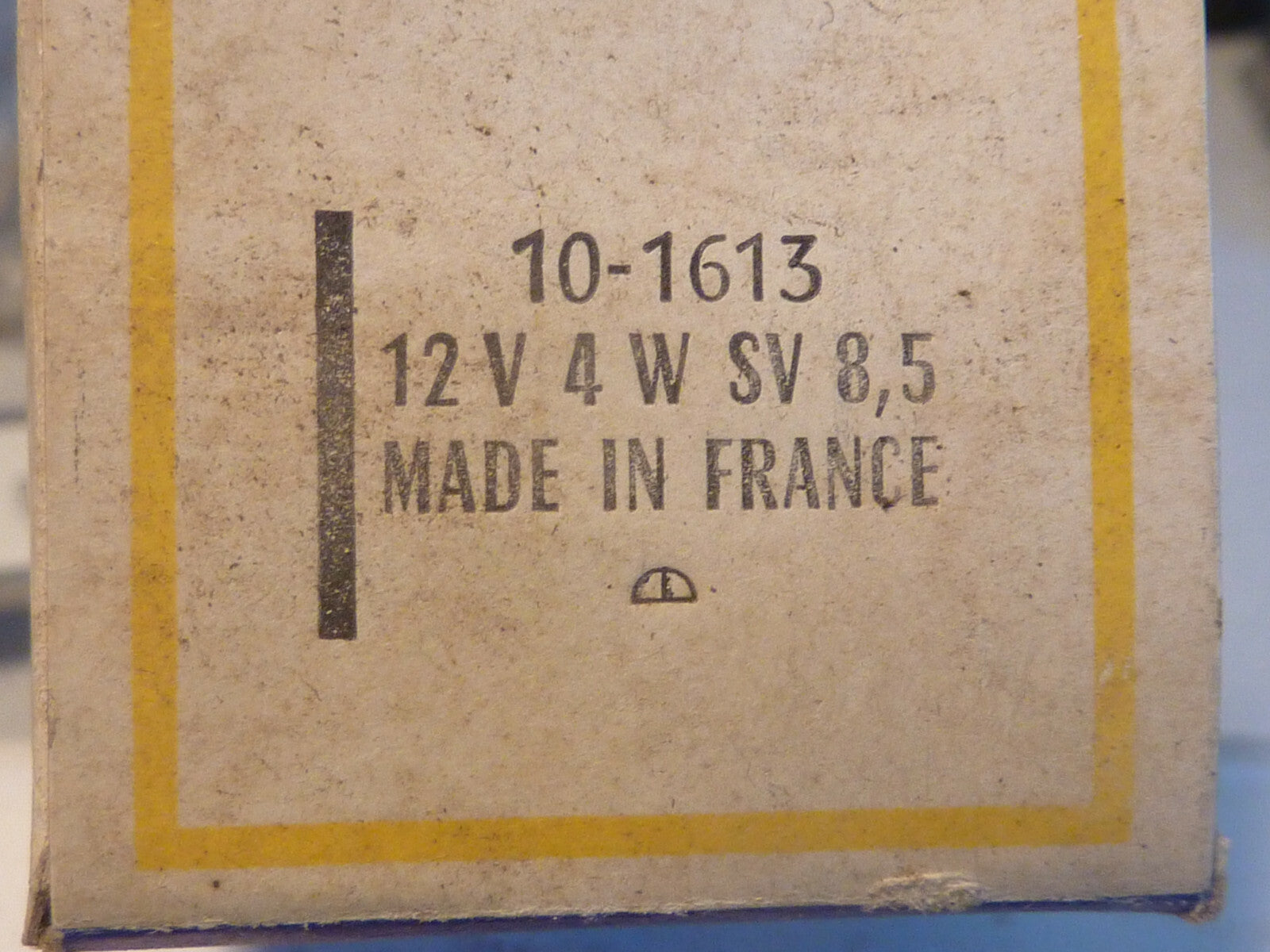 ✨ 2 NOS Ampoules NORMA 12V 4W SV8.5 10x38mm Navette  granité Éclairage Vintage ✨