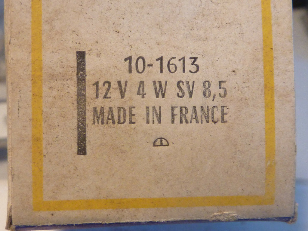 ✨ NOS Ampoules NORMA 12V 4W SV8.5 10x38mm Navette  granité Éclairage Vintage ✨