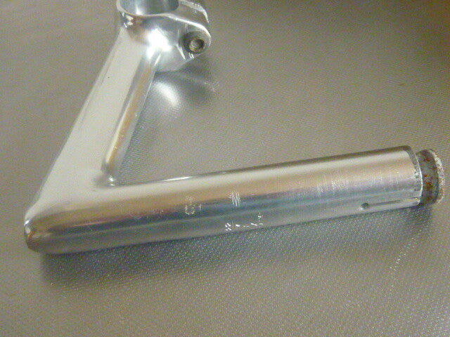 Potence 3TTT logo gravé alu 125mm 25,4mm 22 mm  80s