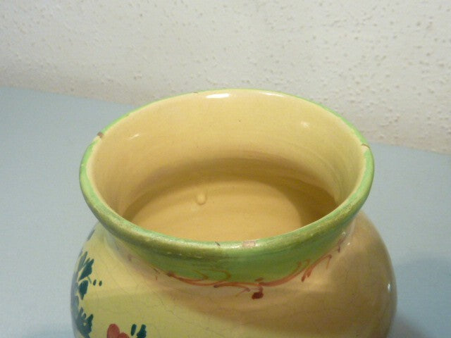 Vase numéroté céramique faïence made in Italy