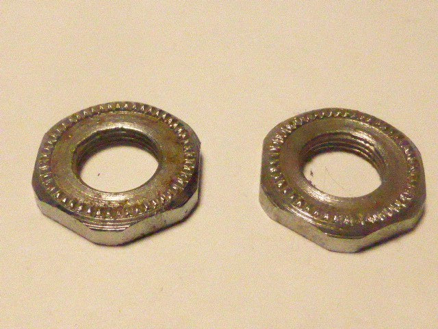 ✨ Ancien stock / NOS – 2 Contre-écrous de moyeu Algi 9,5 x 100 – Vélo Vintage✨