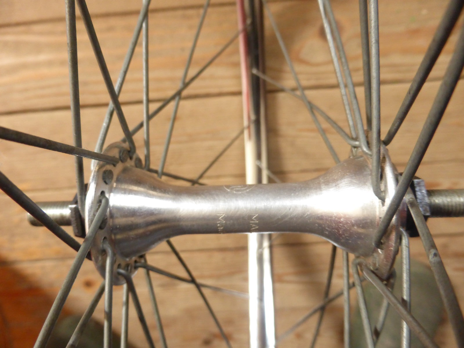 ✨ NOS  Roue Vélo Vintage SAMIR 650B Saminox 1983 – Moyeu Maillard✨