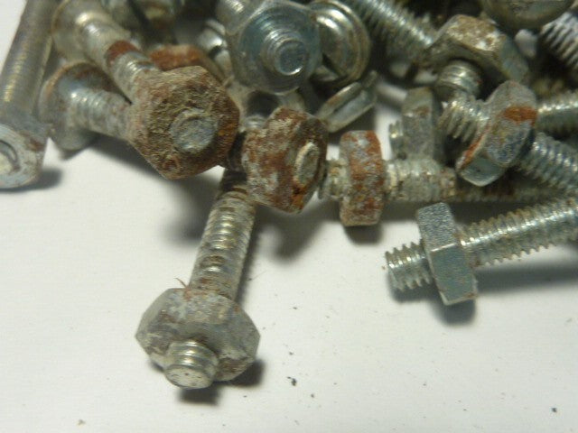 vintage ancien VIS boulon 5x35 mobylette solex M5 35 mm pas de 0.8 tête fendue