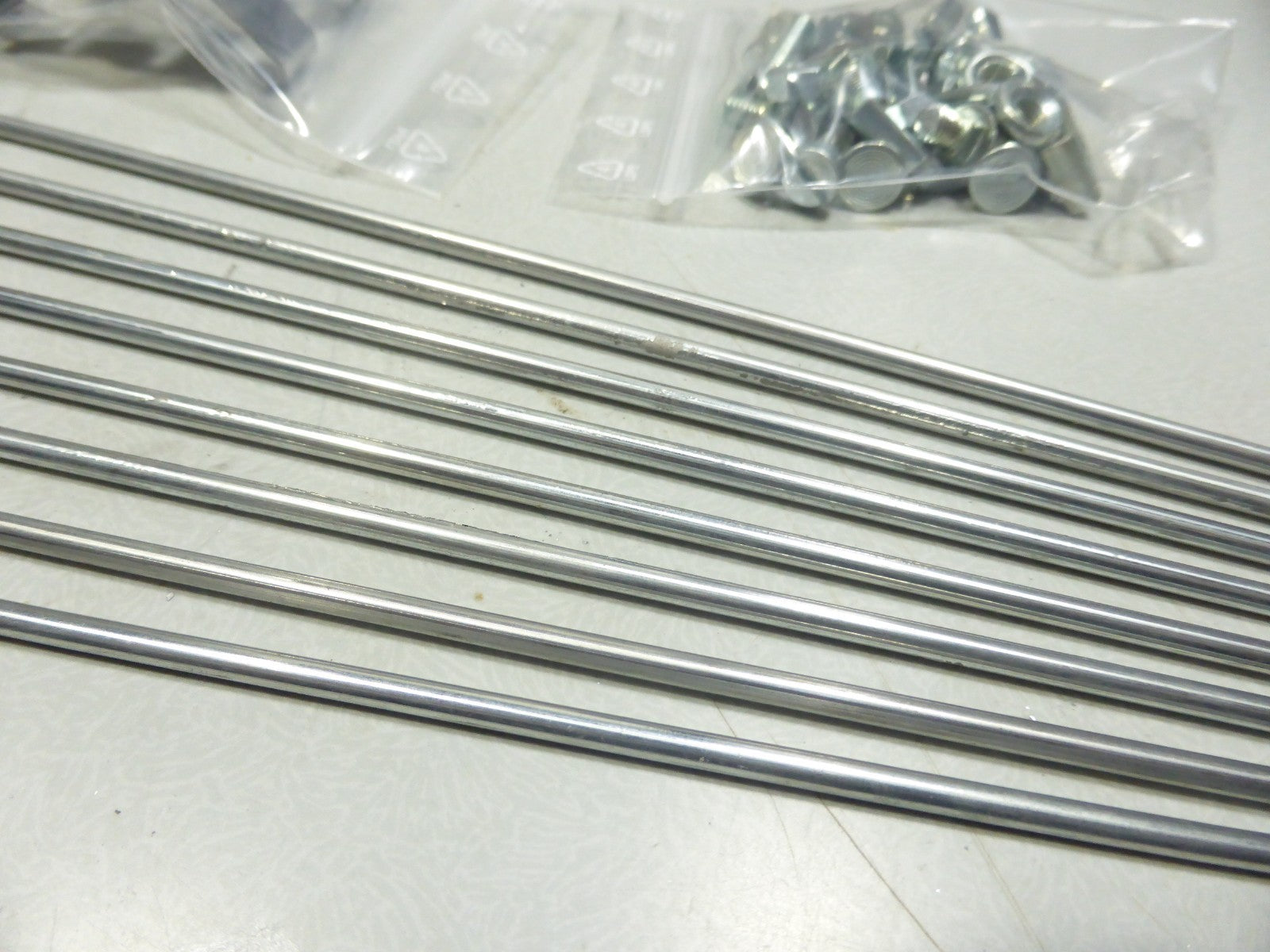 ✨NOS tringles garde boue 350 mm Ø 3 mm acier vélo Fender Stay set velo vintage✨