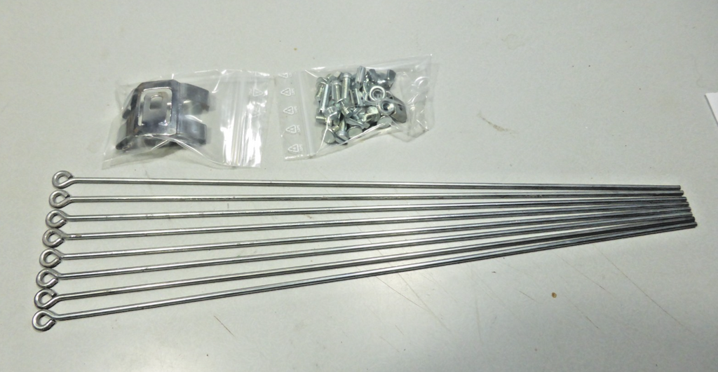 ✨NOS tringles garde boue 350 mm Ø 3 mm acier vélo Fender Stay set velo vintage✨