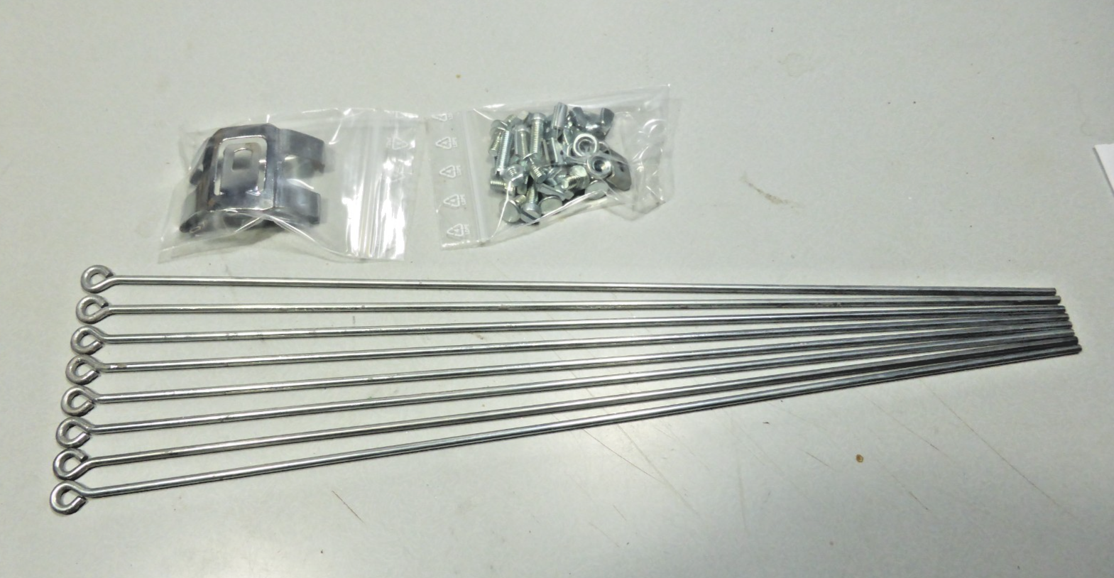 ✨NOS tringles garde boue 350 mm Ø 3 mm acier vélo Fender Stay set velo vintage✨