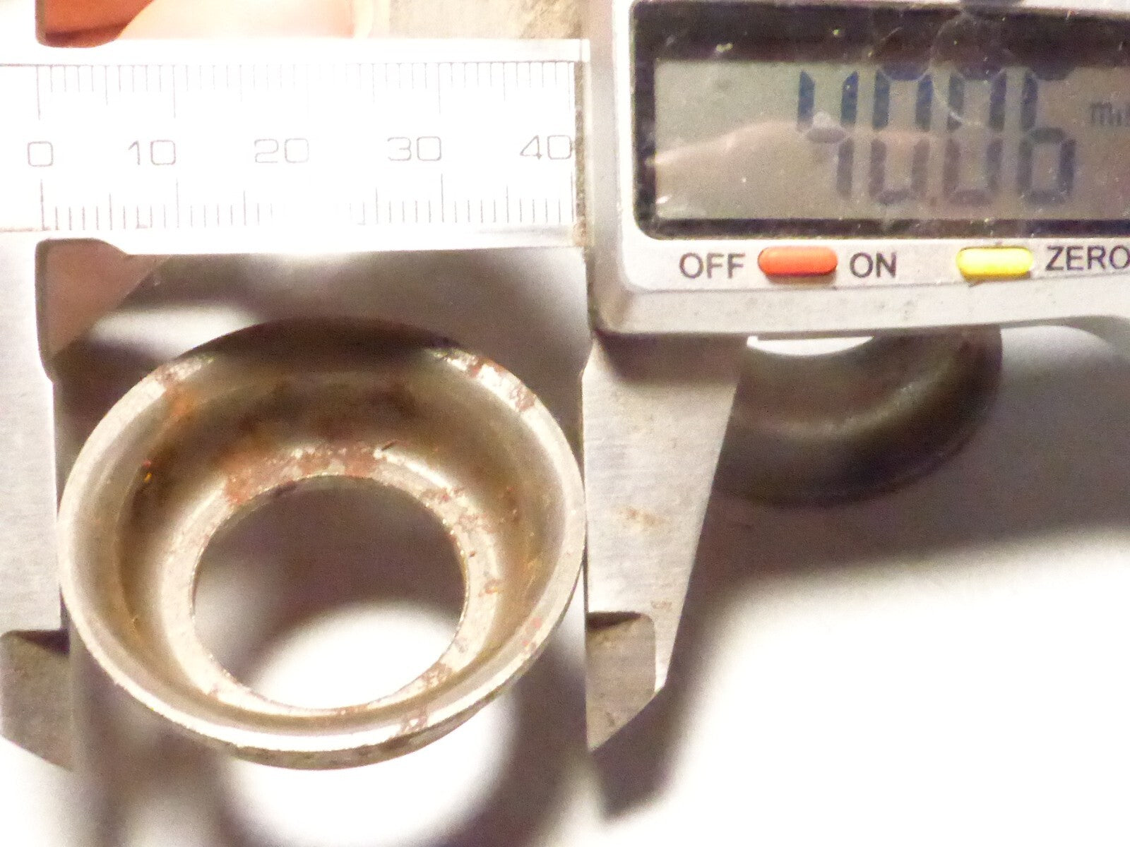 ✨ Ancien stock / NOS 2 Cuvettes de pédalier acier Ø 40 mm  Oldschool / Vintage ✨