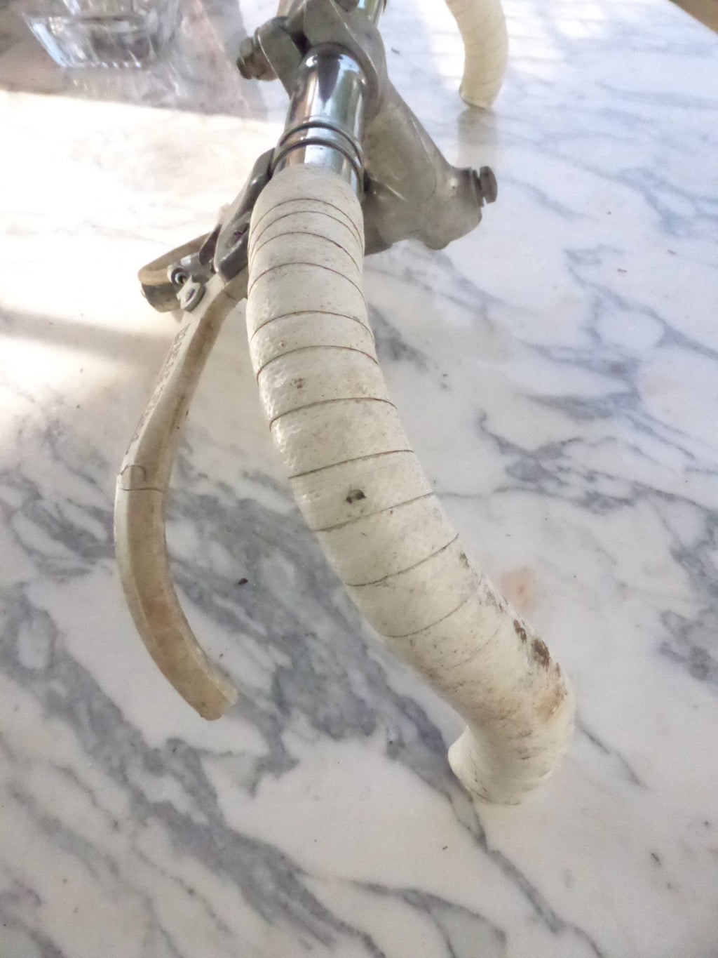ancien guidon velo chromé vintage Peugeot motobecane gitane randonneur Pivo 22.2