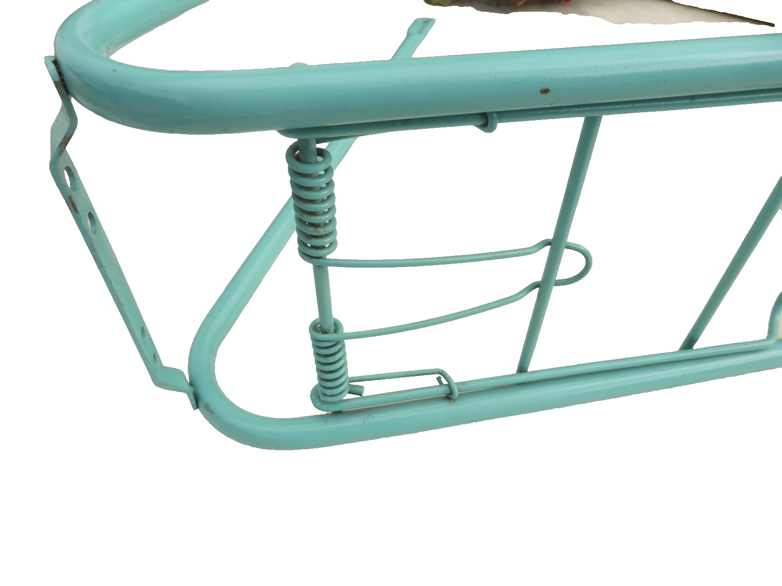 ✨NOS porte bagage arrière  a clapet acier velo Peugeot gitane roue 700 vintage ✨