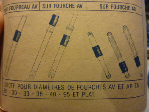 4 CATADIOPTRES LATERAUX CYCLOMOTEUR PEUGEOT 103 SP original luxor tube fourche