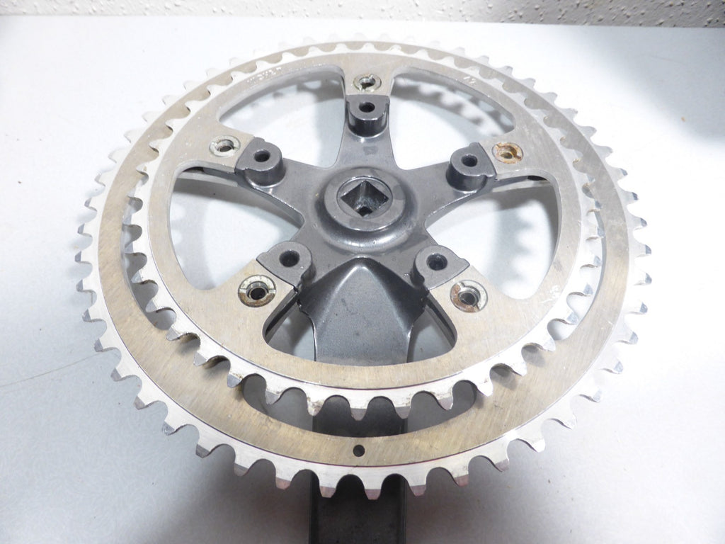 NOS Miche Monolithic Bicycle Crankset Double chainring 52-42