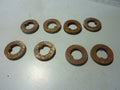 8 Rondelles 10x20 pour axe a rainure ancien velo vintage