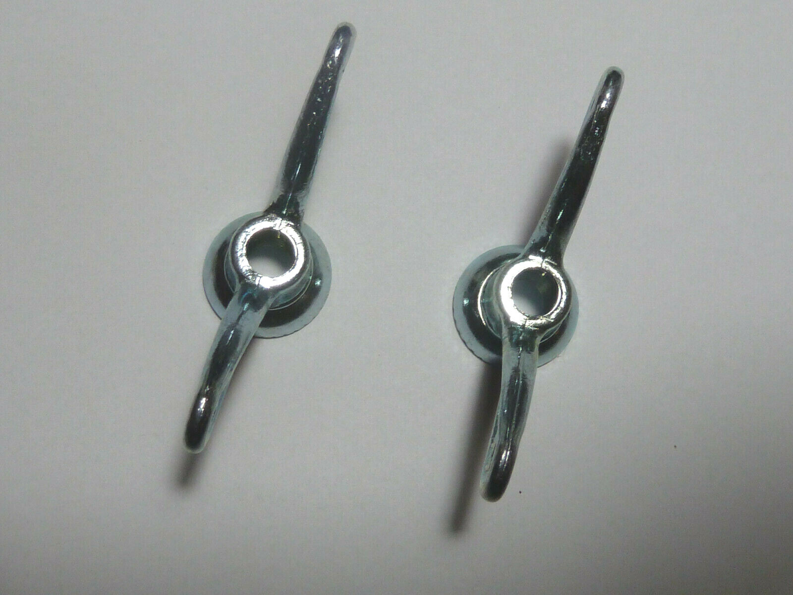 2 anciens Ecrous Papillon Velo Ancien Set Wing Nuts Brass 8 mm vintage Sova