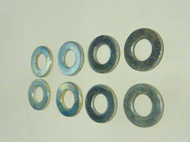 ✨ NOS neu vintage 8 Rondelles plates étroites M8 x 16 x 1,5✨
